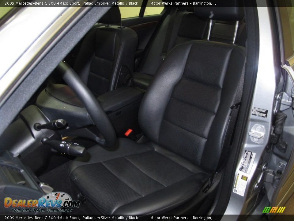 2009 Mercedes-Benz C 300 4Matic Sport Palladium Silver Metallic / Black Photo #15