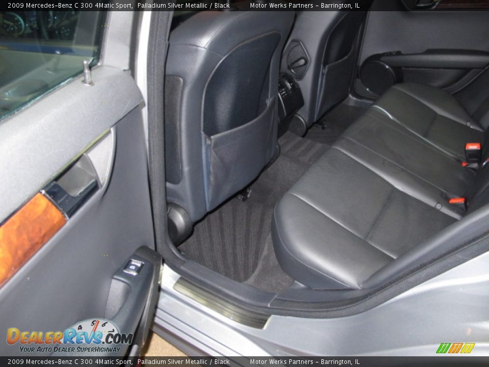 2009 Mercedes-Benz C 300 4Matic Sport Palladium Silver Metallic / Black Photo #17