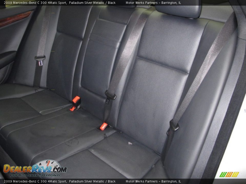 2009 Mercedes-Benz C 300 4Matic Sport Palladium Silver Metallic / Black Photo #18