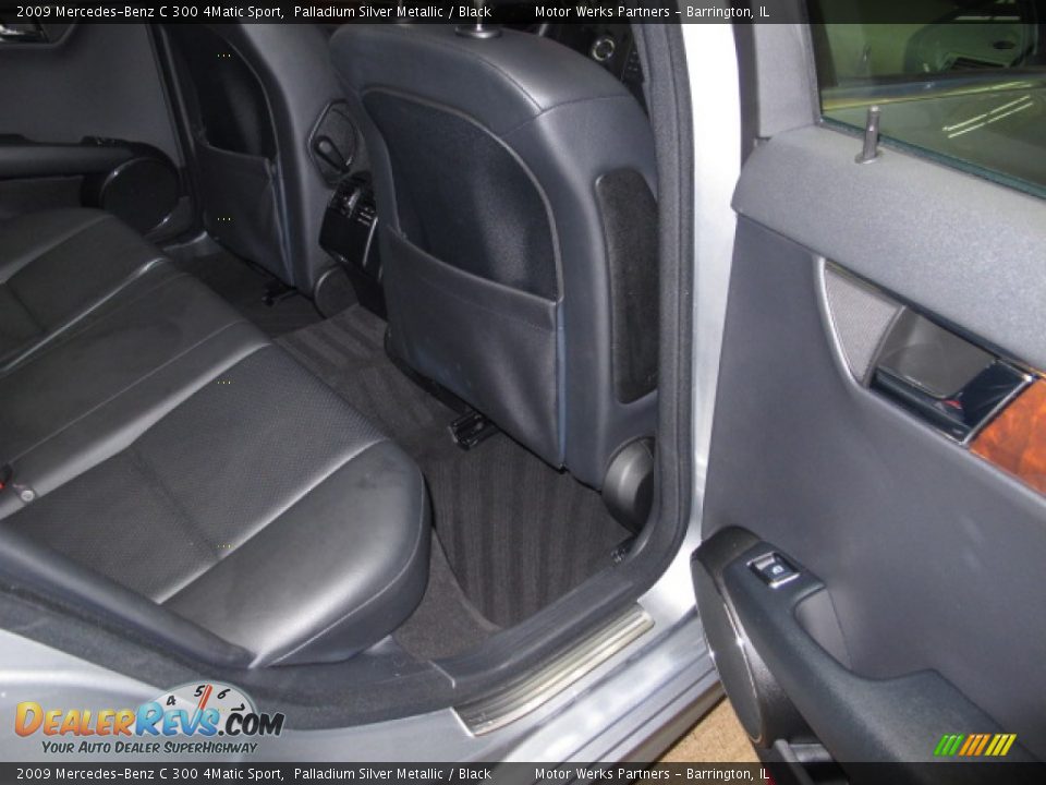 2009 Mercedes-Benz C 300 4Matic Sport Palladium Silver Metallic / Black Photo #19