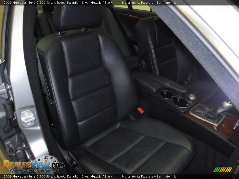 2009 Mercedes-Benz C 300 4Matic Sport Palladium Silver Metallic / Black Photo #22