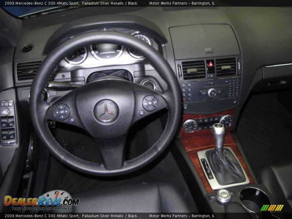 2009 Mercedes-Benz C 300 4Matic Sport Palladium Silver Metallic / Black Photo #23