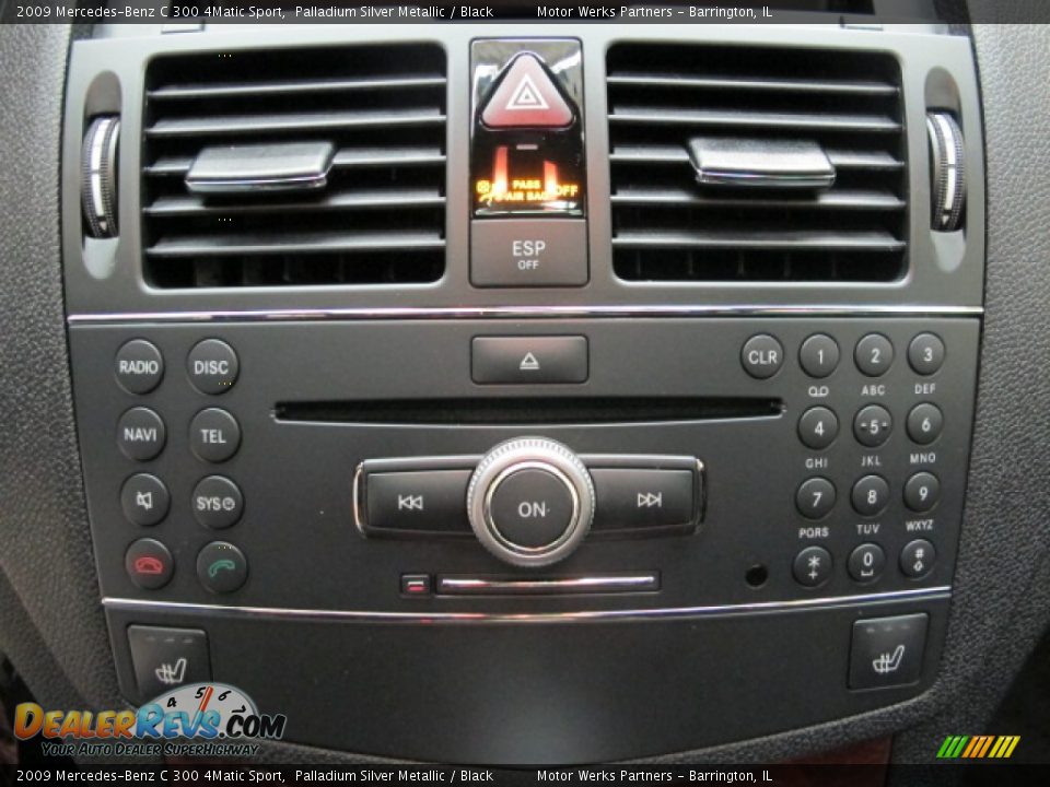 2009 Mercedes-Benz C 300 4Matic Sport Palladium Silver Metallic / Black Photo #29