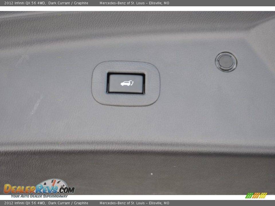 2012 Infiniti QX 56 4WD Dark Currant / Graphite Photo #20