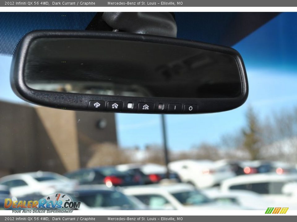2012 Infiniti QX 56 4WD Dark Currant / Graphite Photo #23