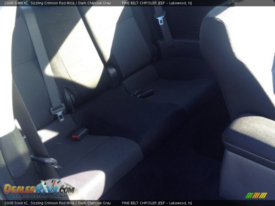 2008 Scion tC Sizzling Crimson Red Mica / Dark Charcoal Gray Photo #28