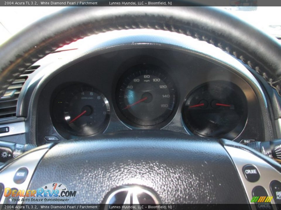2004 Acura TL 3.2 White Diamond Pearl / Parchment Photo #13