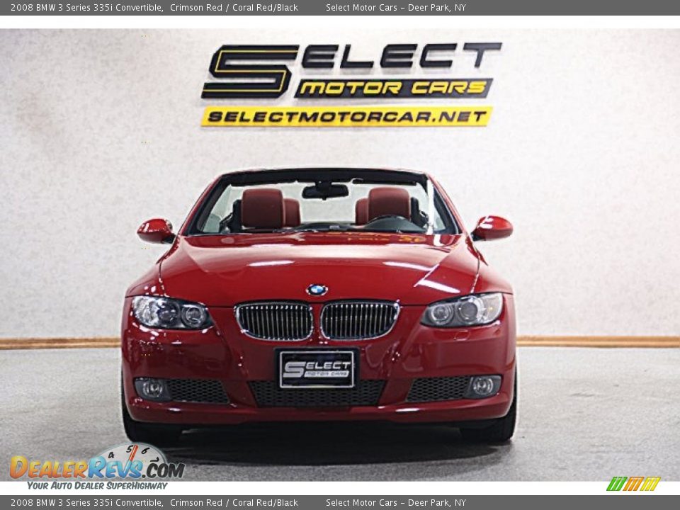 2008 BMW 3 Series 335i Convertible Crimson Red / Coral Red/Black Photo #3
