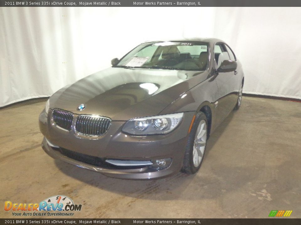 2011 BMW 3 Series 335i xDrive Coupe Mojave Metallic / Black Photo #3