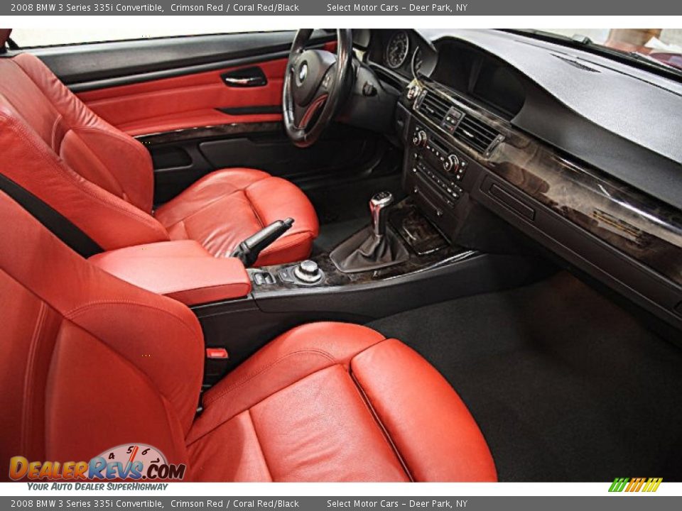 2008 BMW 3 Series 335i Convertible Crimson Red / Coral Red/Black Photo #11