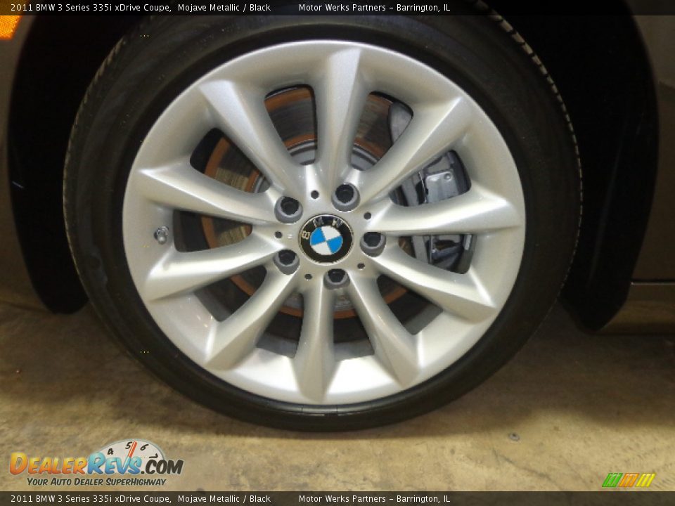 2011 BMW 3 Series 335i xDrive Coupe Mojave Metallic / Black Photo #6
