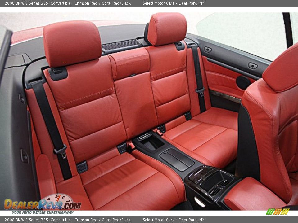 Rear Seat of 2008 BMW 3 Series 335i Convertible Photo #12
