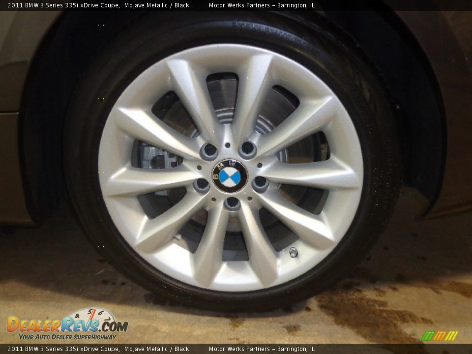 2011 BMW 3 Series 335i xDrive Coupe Mojave Metallic / Black Photo #7