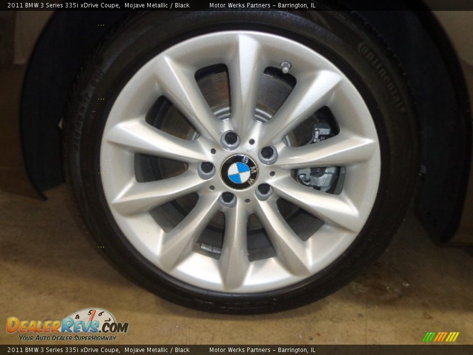 2011 BMW 3 Series 335i xDrive Coupe Mojave Metallic / Black Photo #8