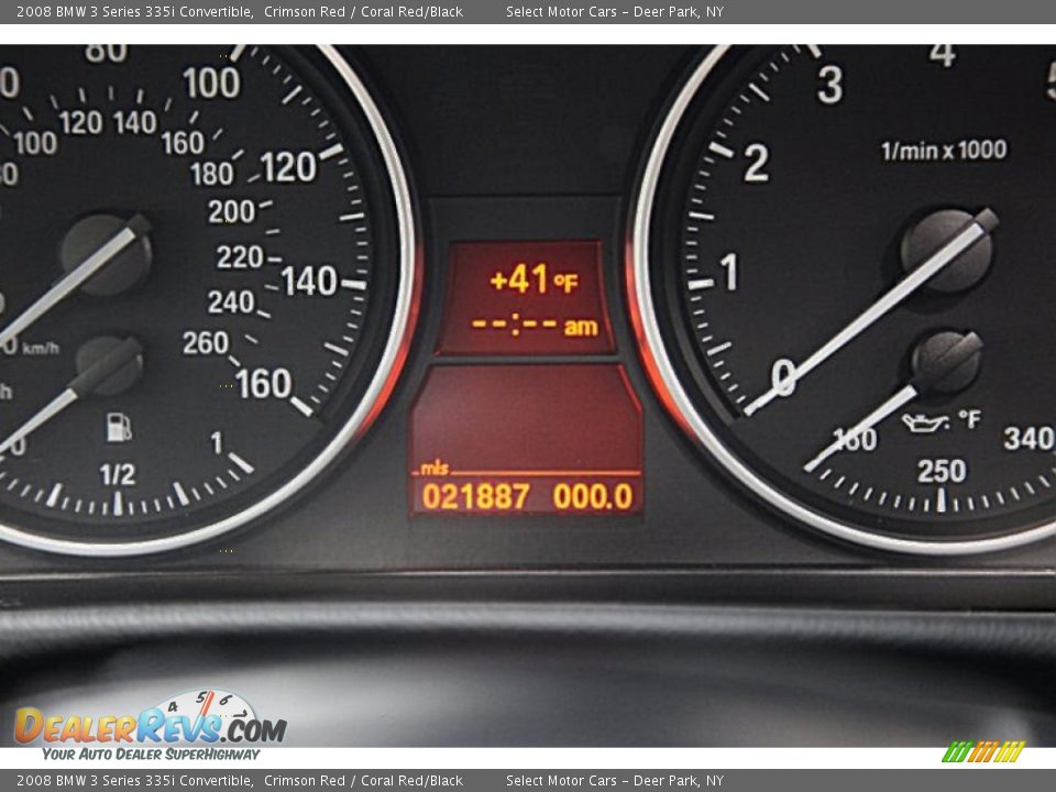 2008 BMW 3 Series 335i Convertible Crimson Red / Coral Red/Black Photo #14