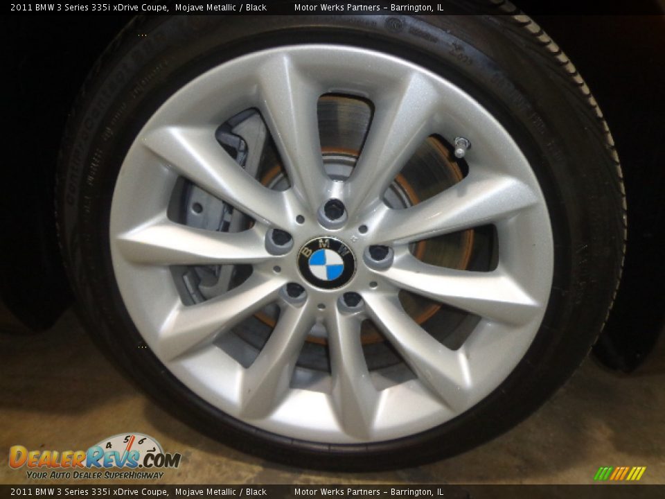 2011 BMW 3 Series 335i xDrive Coupe Mojave Metallic / Black Photo #9