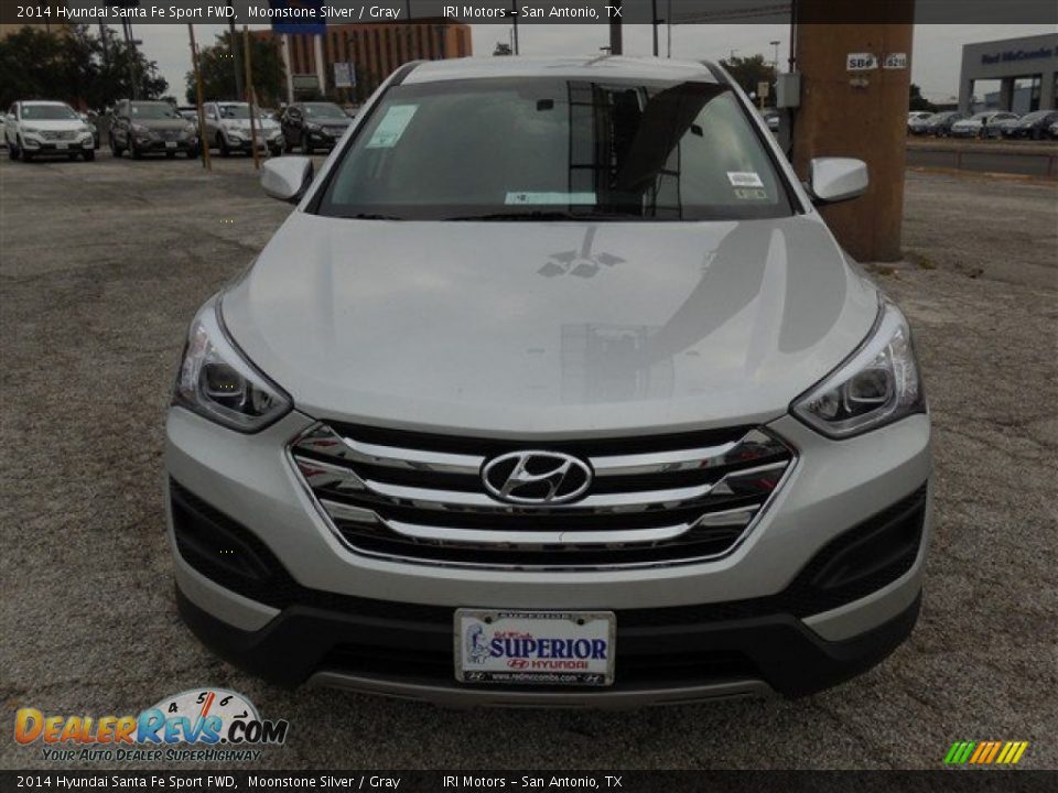 2014 Hyundai Santa Fe Sport FWD Moonstone Silver / Gray Photo #2