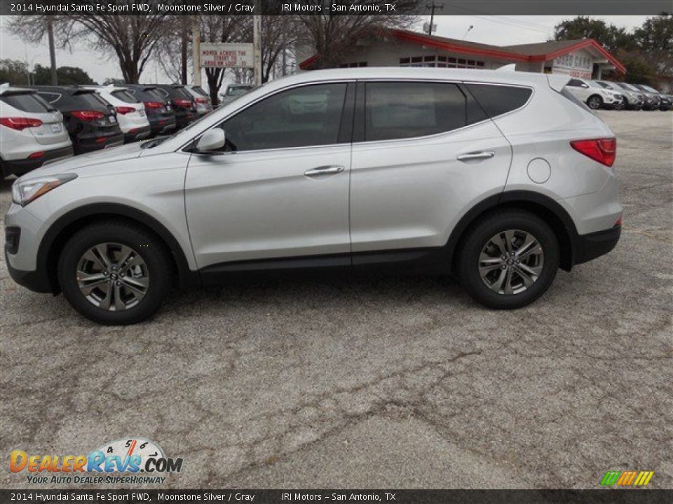 2014 Hyundai Santa Fe Sport FWD Moonstone Silver / Gray Photo #4