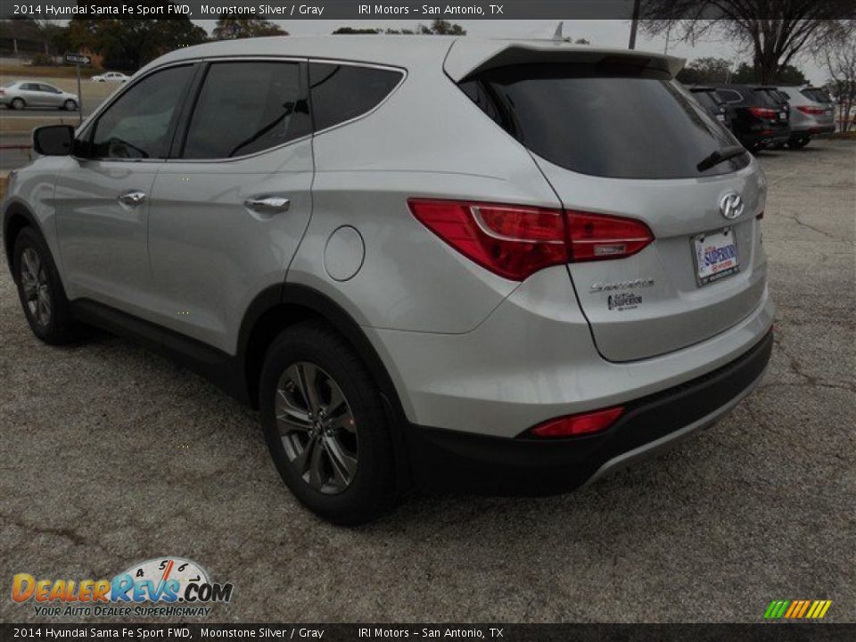 2014 Hyundai Santa Fe Sport FWD Moonstone Silver / Gray Photo #5