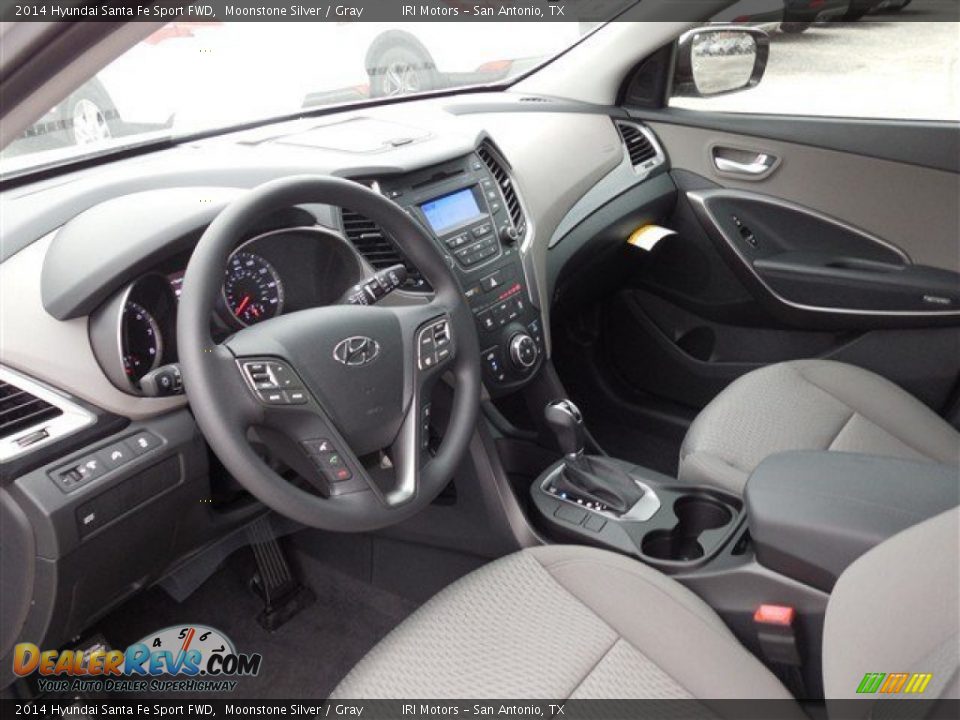 Gray Interior - 2014 Hyundai Santa Fe Sport FWD Photo #7