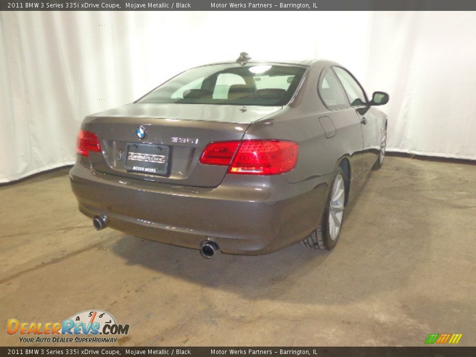 2011 BMW 3 Series 335i xDrive Coupe Mojave Metallic / Black Photo #17