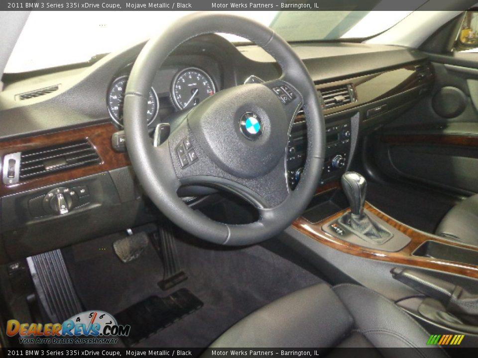2011 BMW 3 Series 335i xDrive Coupe Mojave Metallic / Black Photo #22