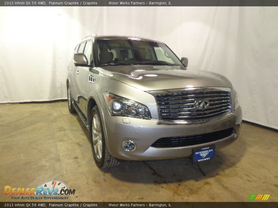 2013 Infiniti QX 56 4WD Platinum Graphite / Graphite Photo #2