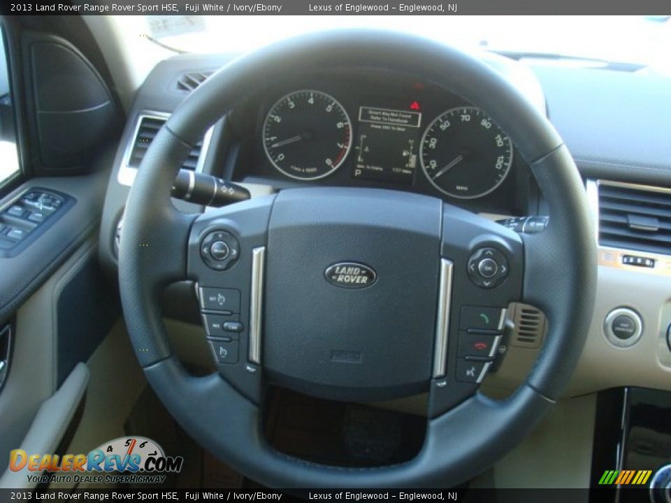 2013 Land Rover Range Rover Sport HSE Steering Wheel Photo #12