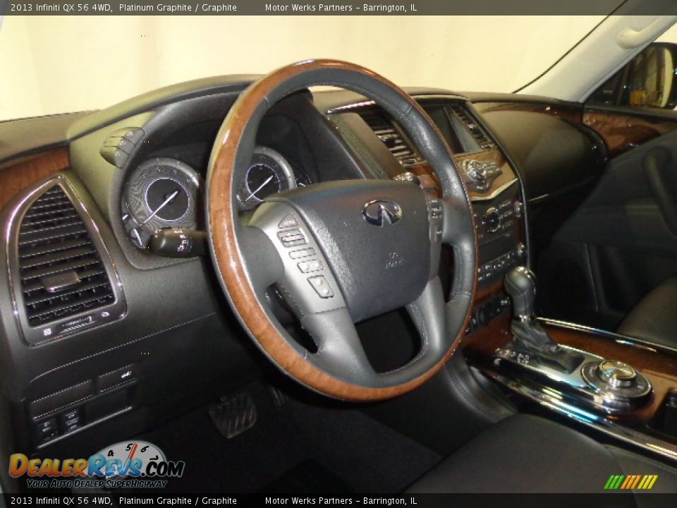 2013 Infiniti QX 56 4WD Steering Wheel Photo #23