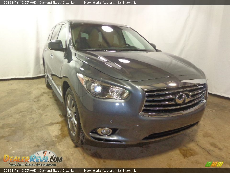 2013 Infiniti JX 35 AWD Diamond Slate / Graphite Photo #1