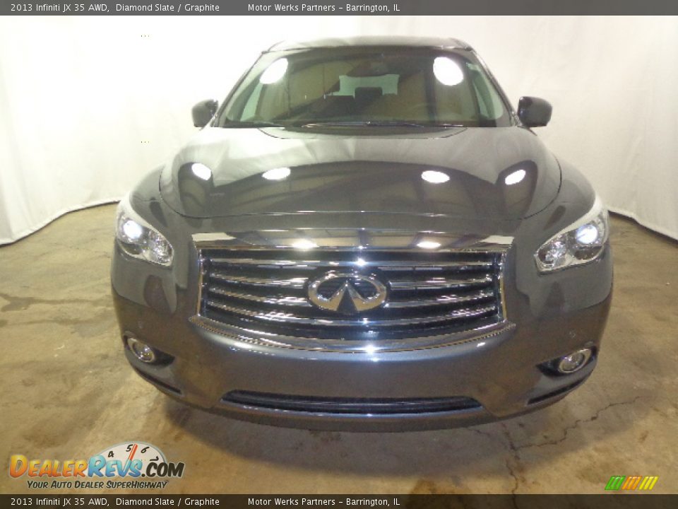 2013 Infiniti JX 35 AWD Diamond Slate / Graphite Photo #2