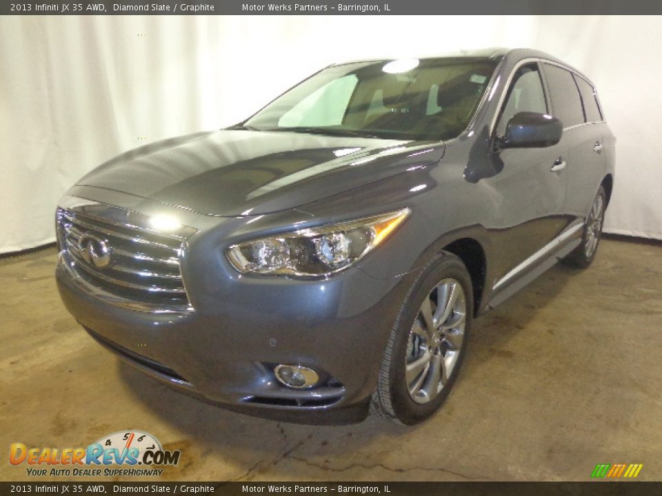 Front 3/4 View of 2013 Infiniti JX 35 AWD Photo #3