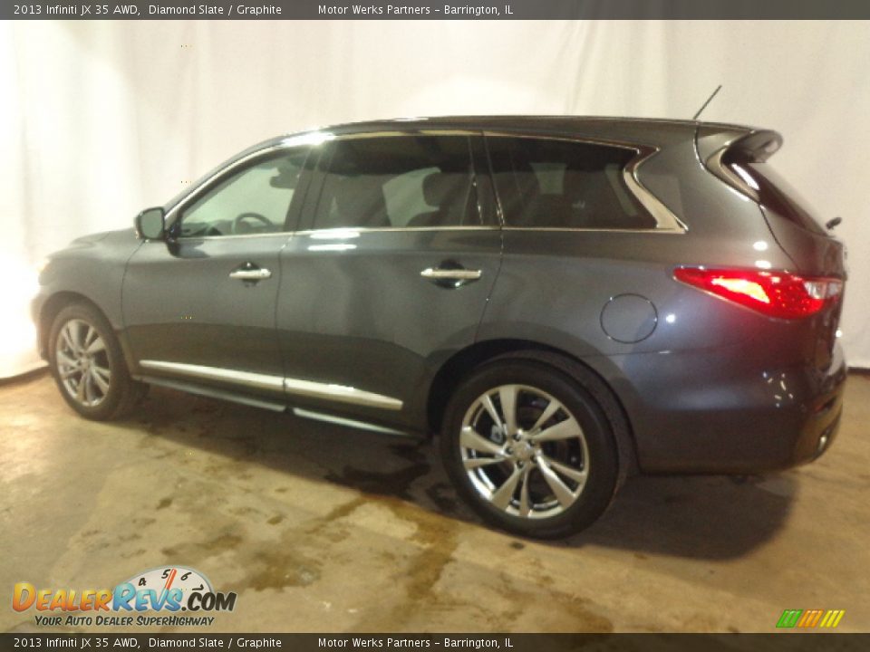 2013 Infiniti JX 35 AWD Diamond Slate / Graphite Photo #4