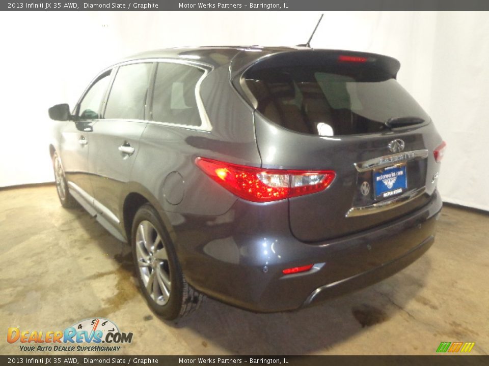 2013 Infiniti JX 35 AWD Diamond Slate / Graphite Photo #5