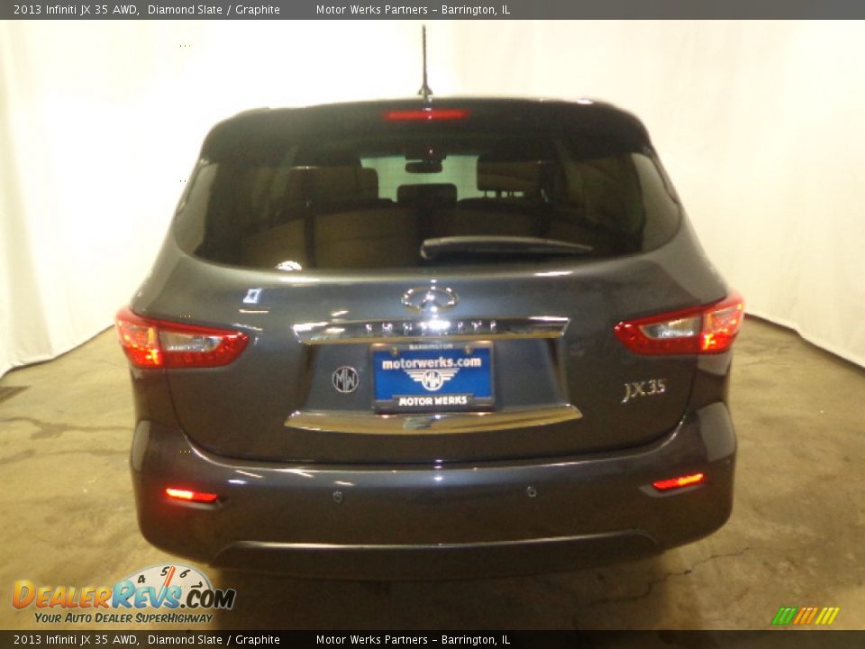 2013 Infiniti JX 35 AWD Diamond Slate / Graphite Photo #6