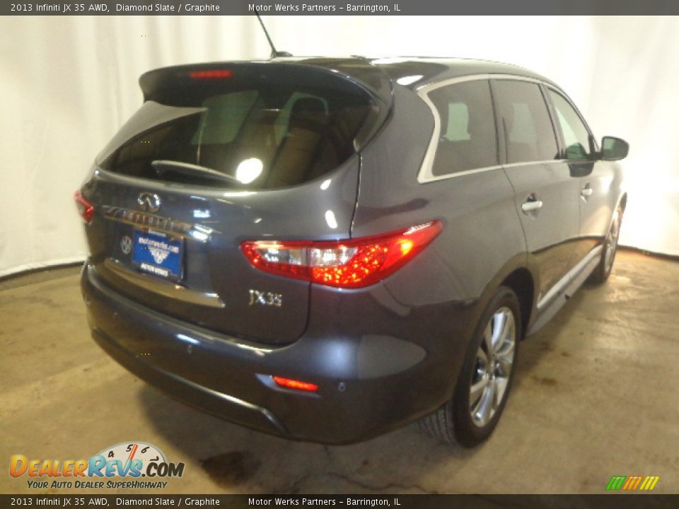 2013 Infiniti JX 35 AWD Diamond Slate / Graphite Photo #7