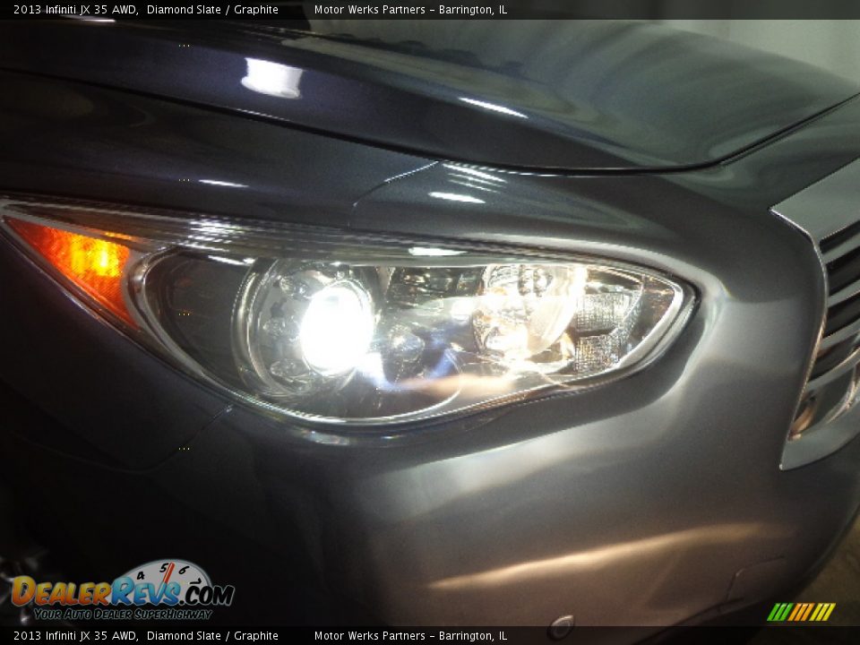 2013 Infiniti JX 35 AWD Diamond Slate / Graphite Photo #8