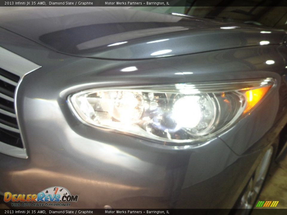 2013 Infiniti JX 35 AWD Diamond Slate / Graphite Photo #9