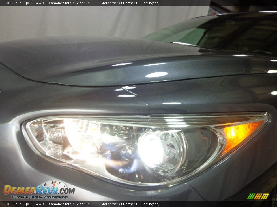 2013 Infiniti JX 35 AWD Diamond Slate / Graphite Photo #10