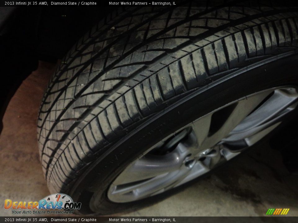 2013 Infiniti JX 35 AWD Diamond Slate / Graphite Photo #11