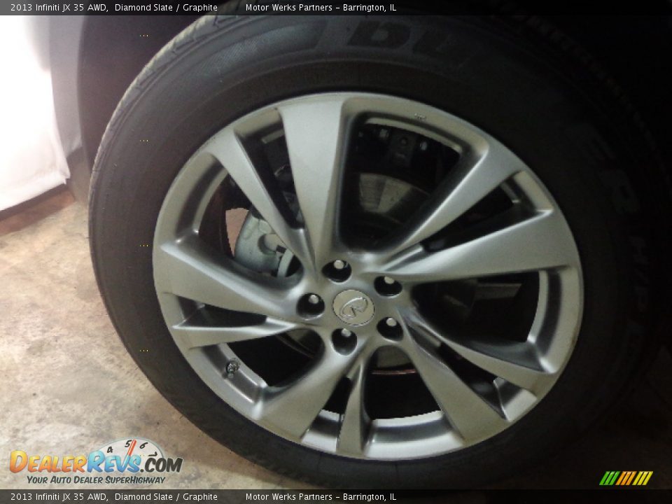2013 Infiniti JX 35 AWD Diamond Slate / Graphite Photo #12