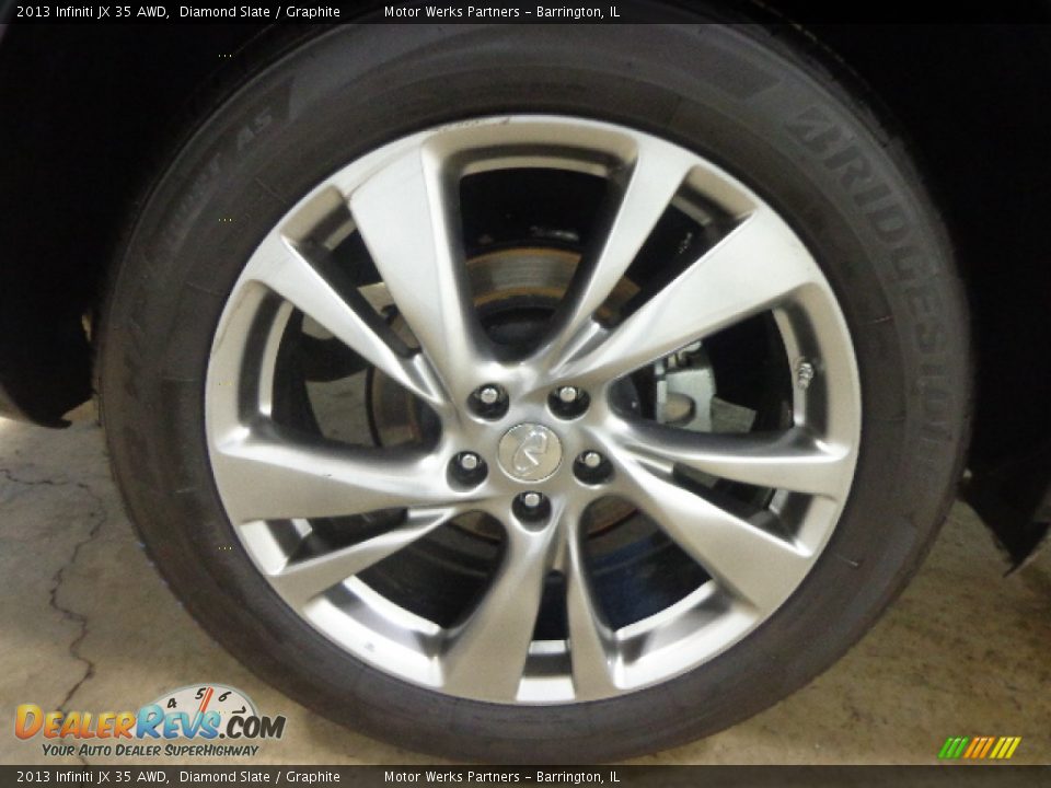 2013 Infiniti JX 35 AWD Diamond Slate / Graphite Photo #16