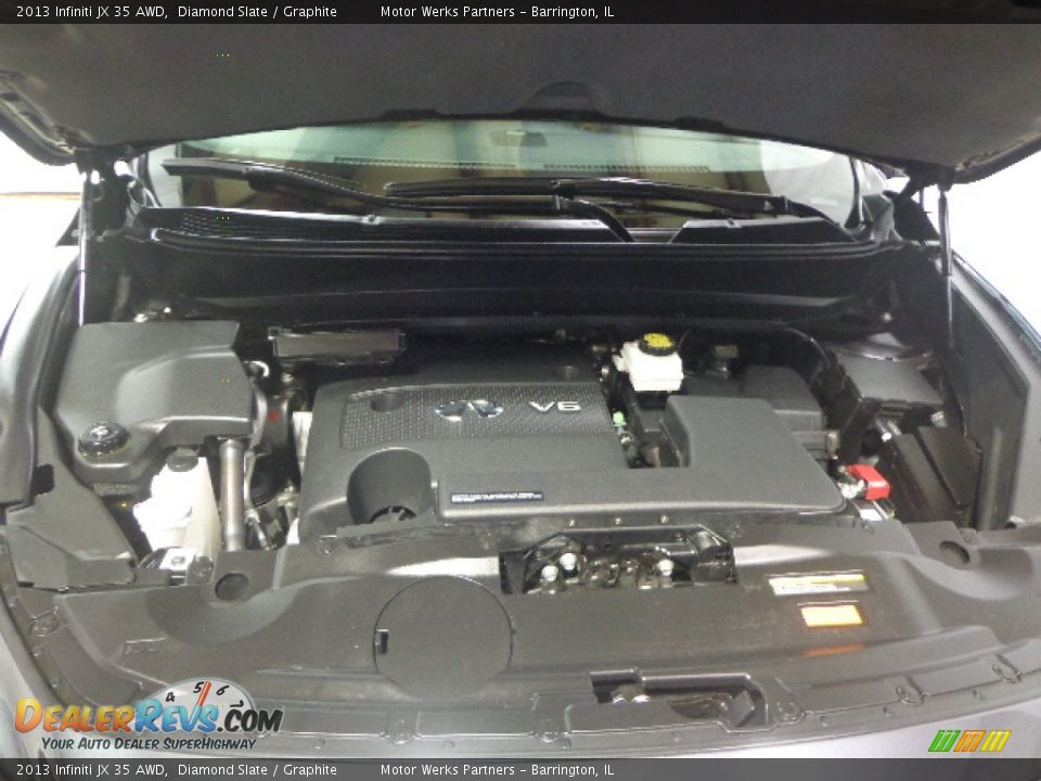 2013 Infiniti JX 35 AWD Diamond Slate / Graphite Photo #17