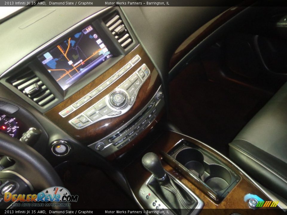 2013 Infiniti JX 35 AWD Diamond Slate / Graphite Photo #22
