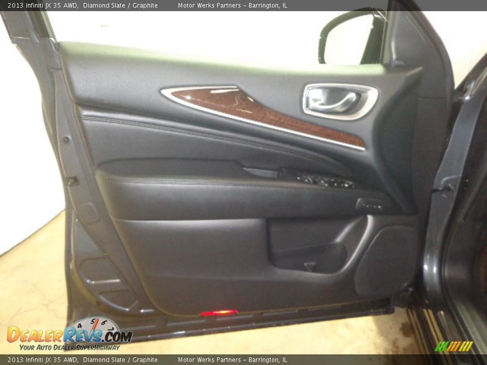 2013 Infiniti JX 35 AWD Diamond Slate / Graphite Photo #23