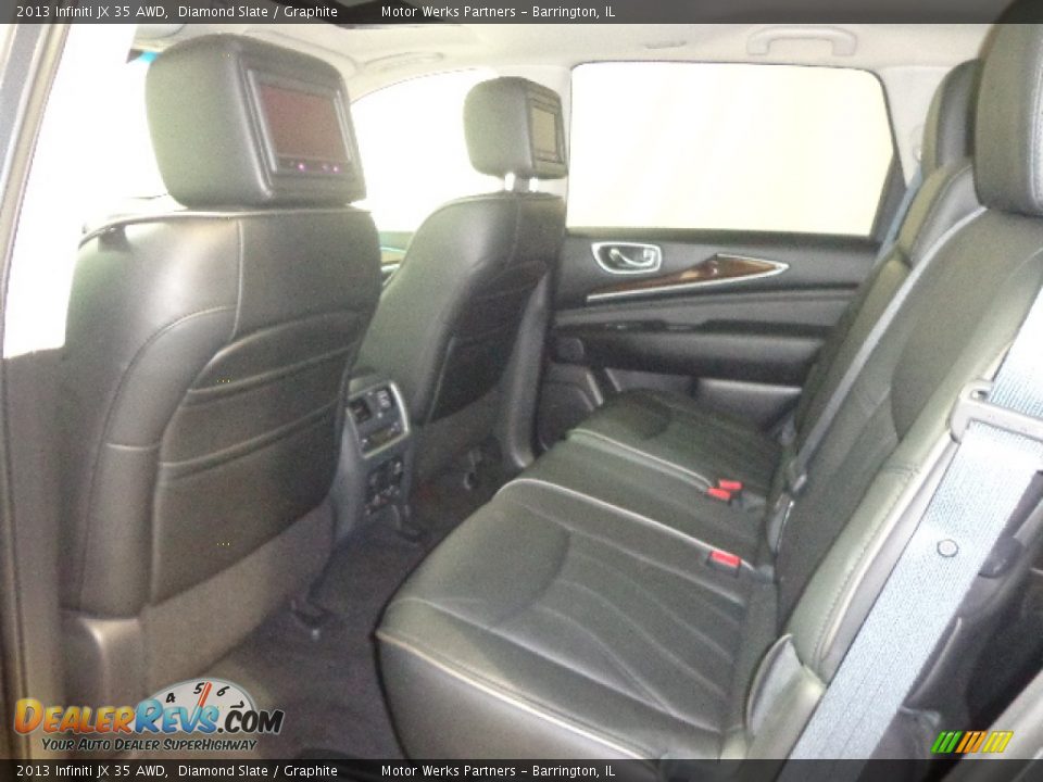 2013 Infiniti JX 35 AWD Diamond Slate / Graphite Photo #29