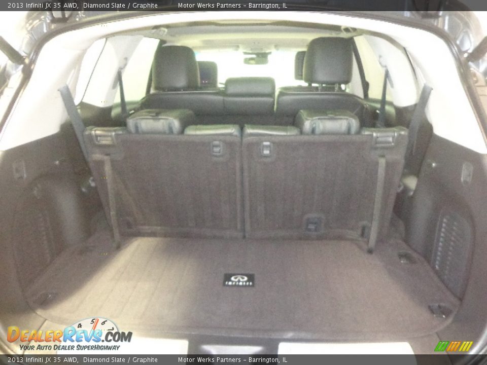 2013 Infiniti JX 35 AWD Diamond Slate / Graphite Photo #30