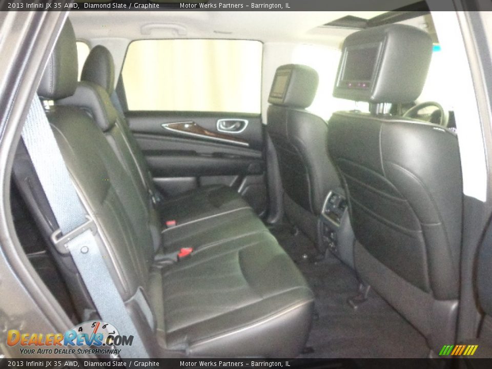 2013 Infiniti JX 35 AWD Diamond Slate / Graphite Photo #32