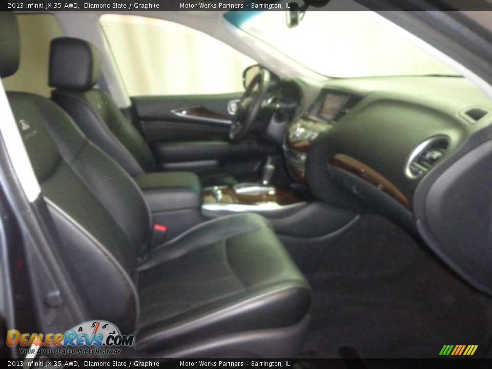 2013 Infiniti JX 35 AWD Diamond Slate / Graphite Photo #33