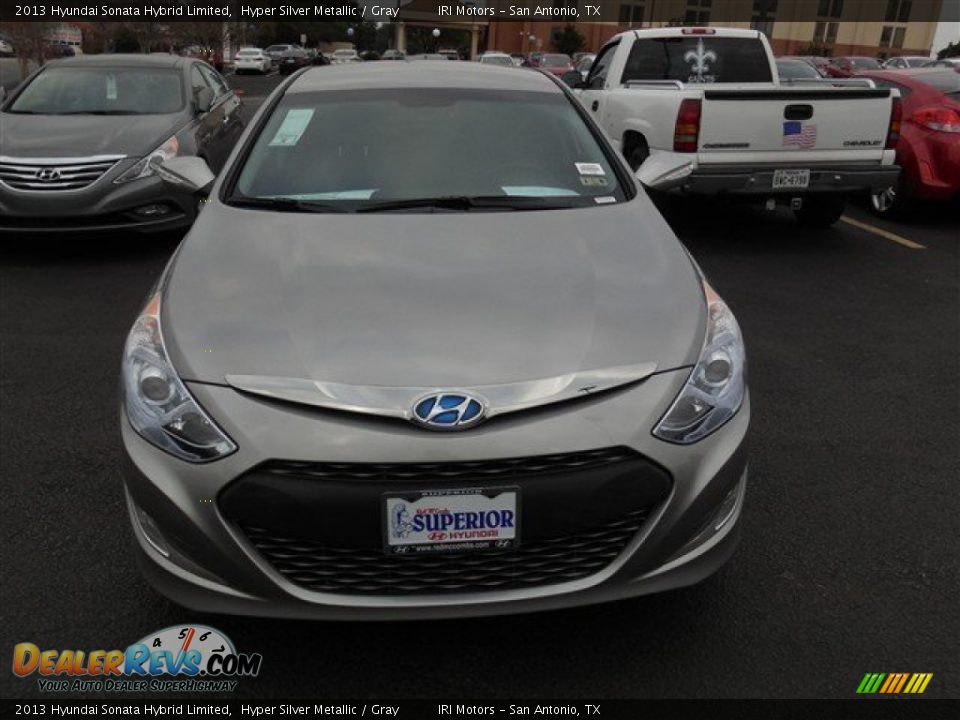 2013 Hyundai Sonata Hybrid Limited Hyper Silver Metallic / Gray Photo #2